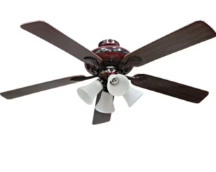 ABANICO DE TECHO INTERIOR SWIRL WESTINGHOUSE 52 pulg CAFE CON LUZ